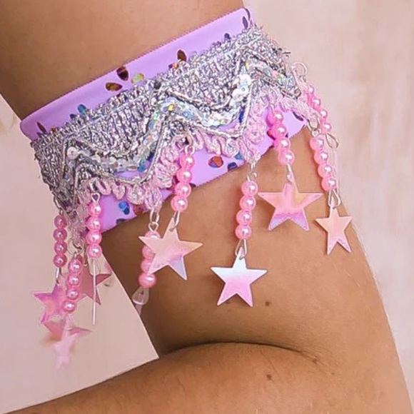 Lime Blonde lilac gypsy rave set - Picture 5 of 7